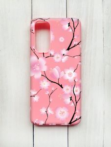 Матовий чохол на Samsung Galaxy M54 Рожевий :: Квітуча сакура (принт 282)