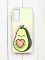 Матовий чохол з чорними боками на Samsung Galaxy A14 5G :: Кавай авокадо з сердечком (принт 310)