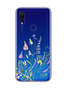 Прозорий чохол для Xiaomi Redmi 7 :: Квіткова ідилія (принт 382)