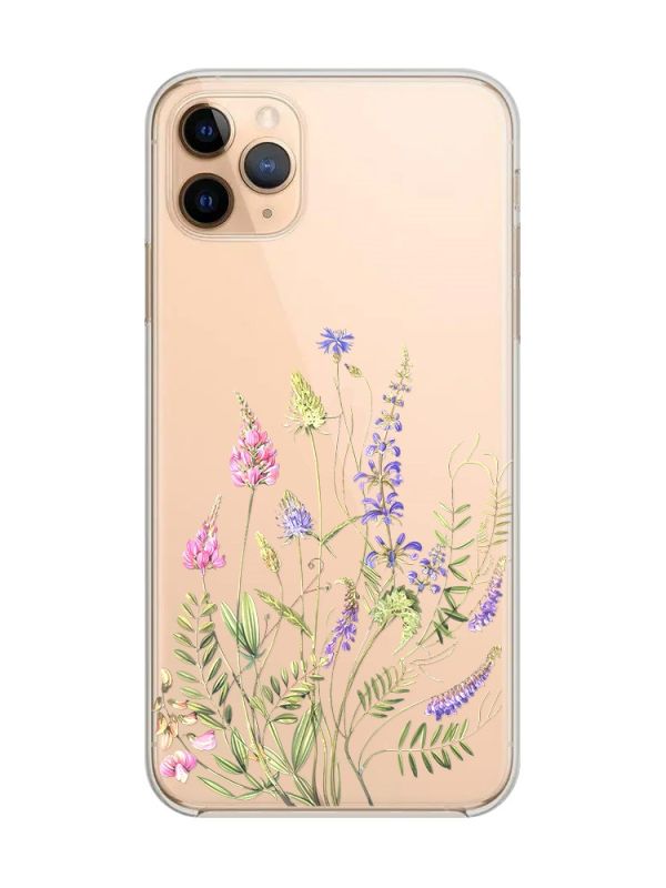 Прозорий чохол на iPhone 11 Pro Max (6,5) :: Квіткова ідилія (принт 382)