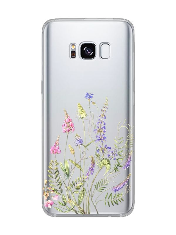 Прозорий чохол для Samsung S8 :: Квіткова ідилія (принт 382)
