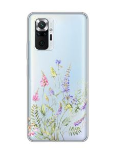 Прозорий чохол для Xiaomi Redmi Note 10 Pro / 10 Pro Max :: Квіткова ідилія (принт 382)