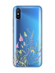 Прозорий чохол на Xiaomi Redmi 9A  :: Квіткова ідилія (принт 382)