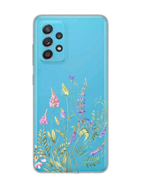 Прозорий чохол на Samsung Galaxy A52 :: Квіткова ідилія (принт 382)