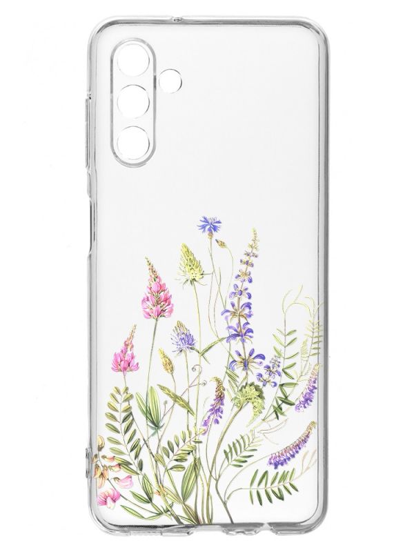 Прозорий чохол на Samsung A04s/A13 5G :: Квіткова ідилія (принт 382)