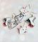 Набір сережок Молодіжні (ролики, кішечка пустунка і голова кота)