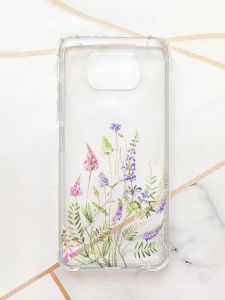 Чохол з потовщеними кутами для Xiaomi Poco X3 :: Квіткова ідилія (принт 382)