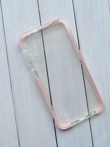 Силиконовый чехол с бампером для Samsung Galaxy M10 Рожевий