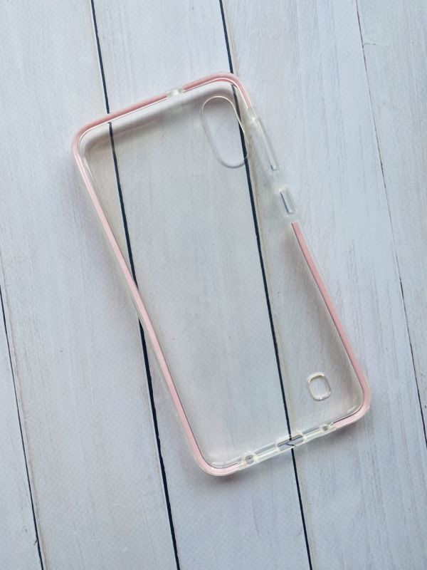 Силиконовый чехол с бампером для Samsung Galaxy M10 Рожевий