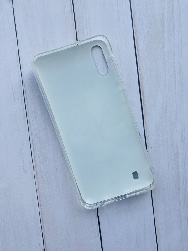 Силіконовий чохол з малюнком для Samsung Galaxy M10 Метелик блакитний