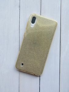 Пластиковий чохол для Samsung Galaxy M10 Блискучий; Золотий