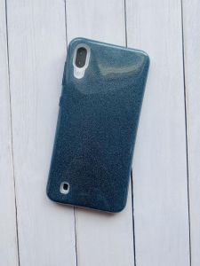 Пластиковий чохол для Samsung Galaxy M10 Блискучий; Сірий