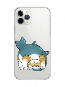 Прозорий чохол на iPhone 11 Pro Max (6,5) :: Котик акула (принт 378)