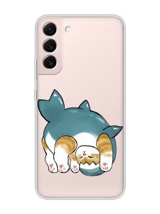 Прозорий чохол на Samsung Galaxy S22 :: Котик акула (принт 378)