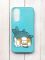 Матовий чохол на Samsung A34 5G Бірюзовий :: Котик акула (принт 378)