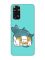 Матовий бірюзовий чохол на Xiaomi Redmi Note 11 :: Котик акула (принт 378)