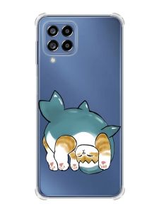 Чохол з потовщеними кутами на Samsung Galaxy M53 (M536) 5G :: Котик акула (принт 378)