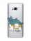 Чохол з потовщеними кутами на Samsung Galaxy S8 :: Котик акула (принт 378)