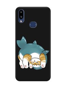 Матовий чорний чохол на Samsung Galaxy A10ѕ A107 :: Котик акула (принт 378)