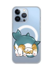 Магнітний чохол на iPhone 13 Pro (6.1) із підтримкою MagSafe :: Котик акула (принт 378)