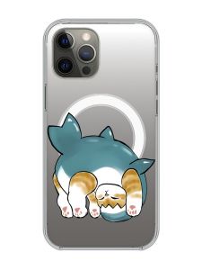 Магнітний чохол на iPhone 12 Pro Max із підтримкою MagSafe :: Котик акула (принт 378)