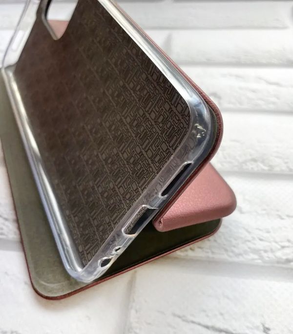 Чохол-книжка з малюнком для Xiaomi Redmi Note 12 Бордовий :: Тризуб (патріотичний принт 254)