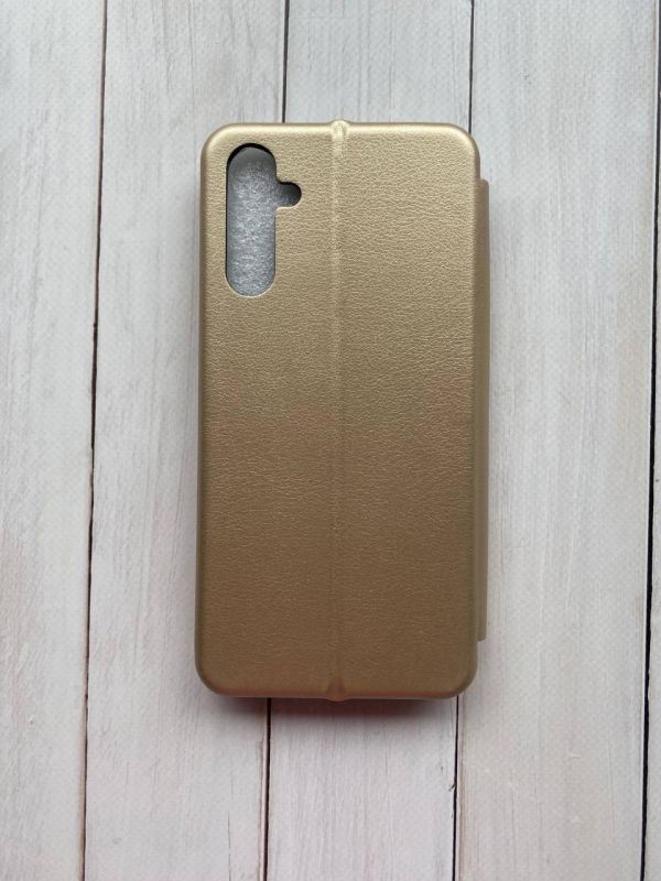 Чохол-книжка з малюнком для Samsung Galaxy A24 Золотий :: Іриси (принт 75)
