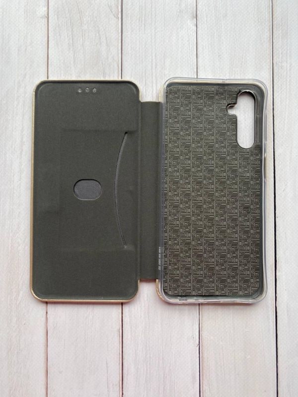 Чохол-книжка з малюнком для Samsung Galaxy A24 Золотий :: Іриси (принт 75)