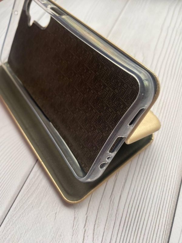 Чохол-книжка з малюнком для Samsung Galaxy A14 5G Золотий :: Дівчина з півоніями (принт 11)