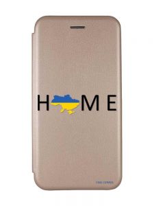 Чохол-книжка з малюнком для Samsung Galaxy A14 5G Золотий :: Дім Україна (принт 72)