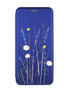 Чохол-книжка з малюнком для Samsung Galaxy A14 5G Синій :: Польові квіти (принт 270)