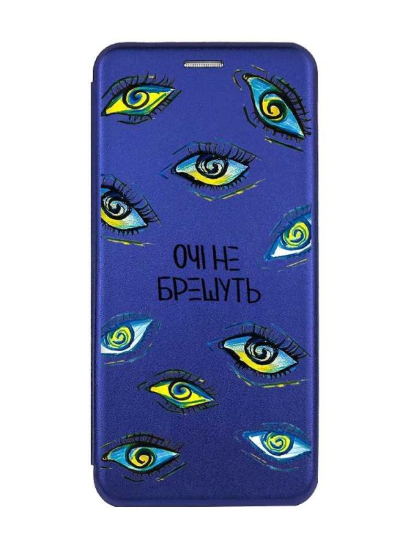 Чохол-книжка з малюнком для Samsung Galaxy A24 (A245) Синій :: Очі (принт 358)