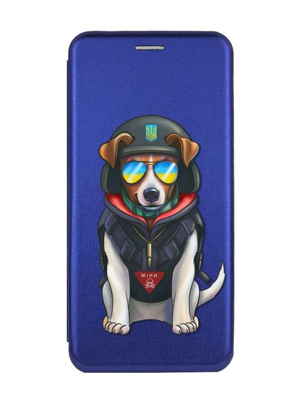 Чохол-книжка з малюнком для Samsung Galaxy A24 (A245) Синій :: Пес Патрон (принт 4)