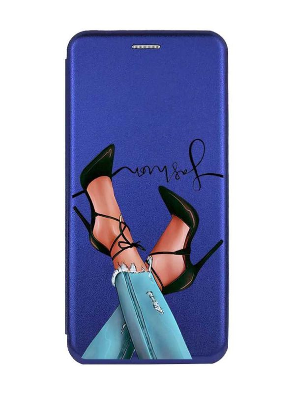 Чохол-книжка з малюнком для Samsung Galaxy A24 (A245) Синій :: Ніжки (принт 60)