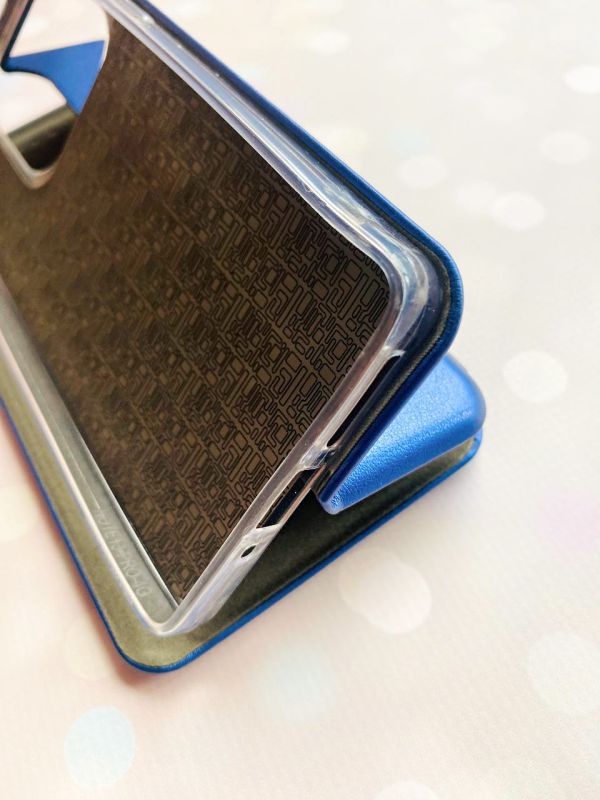 Чохол-книжка з малюнком для Xiaomi Redmi Note 13 Pro 4G Синій :: Тризуб Полум'я (принт 257)