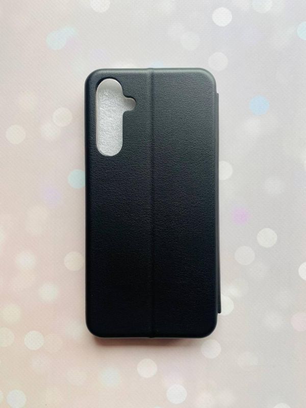 Чохол-книжка з малюнком для Samsung Galaxy А25 (A256) Чорний :: Соти 3D (принт 357)