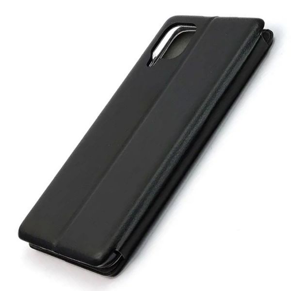 Чохол-книжка з малюнком для Samsung Galaxy A12 Чорний :: Дівчина в зеленому (принт 224)