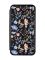 Чохол-книжка з малюнком для iPhone XS MAX Чорний :: Квітковий фон (принт 371)