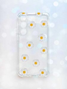 Чохол з потовщеними кутами на Samsung Galaxy A35 (A356) :: Фон ромашки (принт 41)