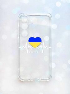 Чохол з потовщеними кутами на Samsung Galaxy A35 (A356) :: В ритмі ЗСУ (принт 71)