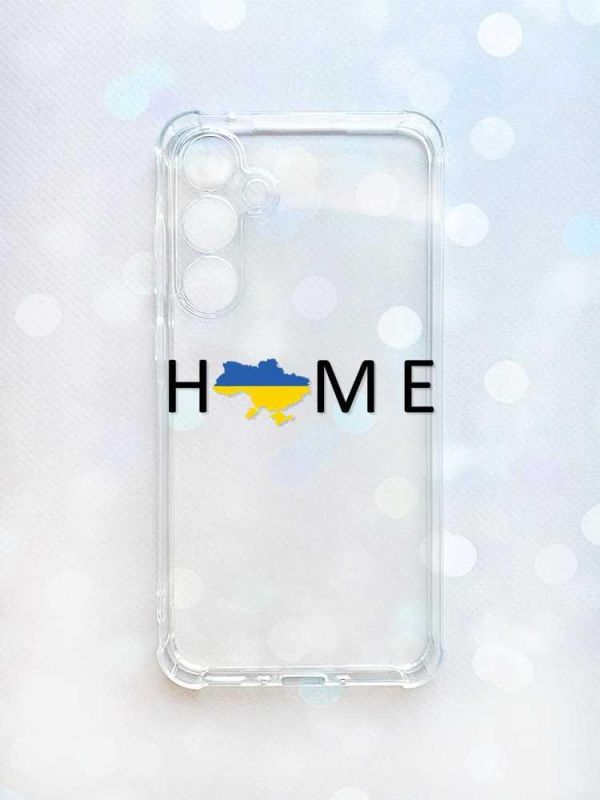 Чохол з потовщеними кутами на Samsung Galaxy A35 (A356) :: Дім Україна (принт 72)