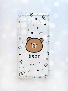 Чохол з потовщеними кутами на Samsung Galaxy A35 (A356) :: Ведмедик (принт 76)