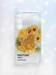 Чохол з потовщеними кутами на Samsung Galaxy A35 (A356) :: Соняхи (принт 81)