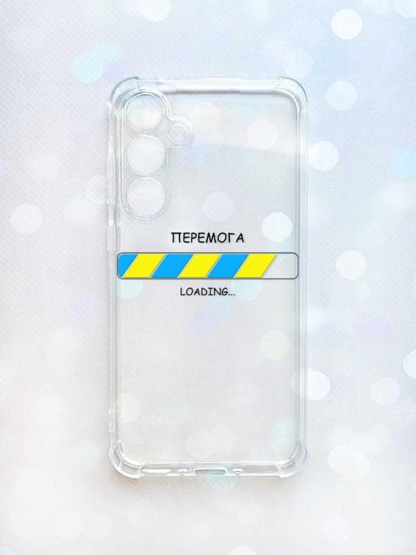 Чохол з потовщеними кутами на Samsung Galaxy A35 (A356) :: Перемога Завантаження (принт 88)