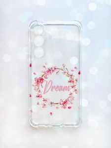 Чохол з потовщеними кутами на Samsung Galaxy A35 (A356) :: Віночок з сакури (принт 284)