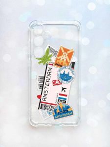Чохол з потовщеними кутами на Samsung Galaxy A35 (A356) :: Подорожі. Амстердам (принт 327)