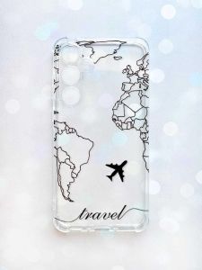 Чохол з потовщеними кутами на Samsung Galaxy A35 (A356) :: Карта. Контур (принт 330)