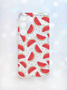 Чохол з потовщеними кутами на Samsung Galaxy A35 (A356) :: Кавуновий фон (принт 344)