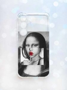 Чохол з потовщеними кутами на Samsung Galaxy A35 (A356) :: Сучасна Мона Ліза (принт 351)