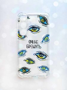 Чохол з потовщеними кутами на Samsung Galaxy A35 (A356) :: Очі (принт 358)